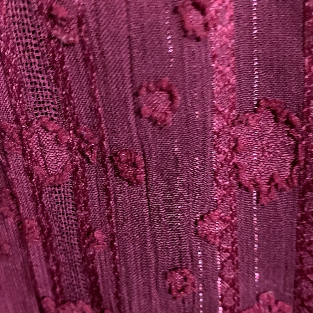 Alice Blue Deep burgundy blouse - Picture 11 of 12